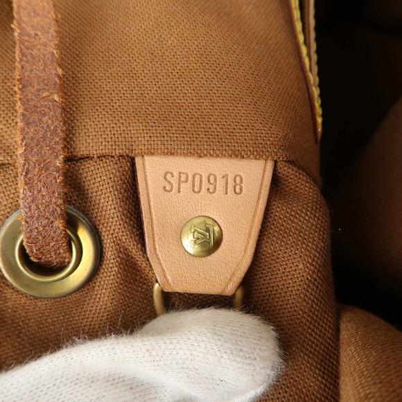 Louis Vuitton Classic Monogram Backpack in Rich Brown and Tan - Picture 14 of 16